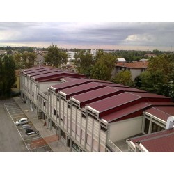 Lamiere Grecate--Alubel-Lamiera Grecata Alubel 28 Rosso Siena-6.967213-Lamiera Grecata da Copertura Profilo 28 - Colore Rosso Si