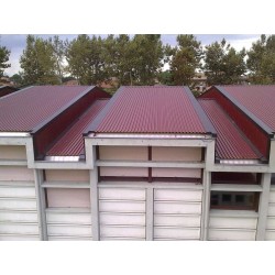 Lamiere Grecate--Alubel-Lamiera Grecata Alubel 28 Rosso Siena-6.967213-Lamiera Grecata da Copertura Profilo 28 - Colore Rosso Si