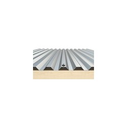 Corrugated sheets--Sandrini Metalli-Corrugated sheet SAND28 White Grey-6.967213-Corrugated Roof Sheet SAND28 - Color White Grey 