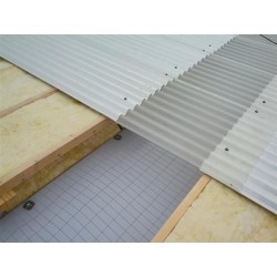 Corrugated sheets--Sandrini Metalli-Corrugated sheet SAND28 White Grey-6.967213-Corrugated Roof Sheet SAND28 - Color White Grey 