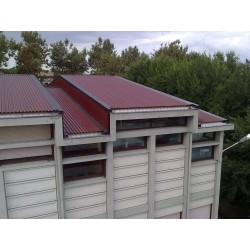 Corrugated sheets--Copernit-Corrugated Sheet Metal Coperall LG29 Rosso Siena-8.5-Corrugated Roof Sheet Coperall Profilo 29 - Col Corrugated sheets--Copernit-Corrugated Sheet Metal Coperall LG29 Rosso Siena-8.5-Corrugated Roof Sheet Coperall Profilo 29 - Col
