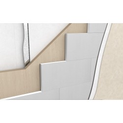 Paneles de aislamiento de pared--Isolconfort-Panel aislante EPS Eco Foam 100-31.147541-Panel aislante de poliestireno montado en
